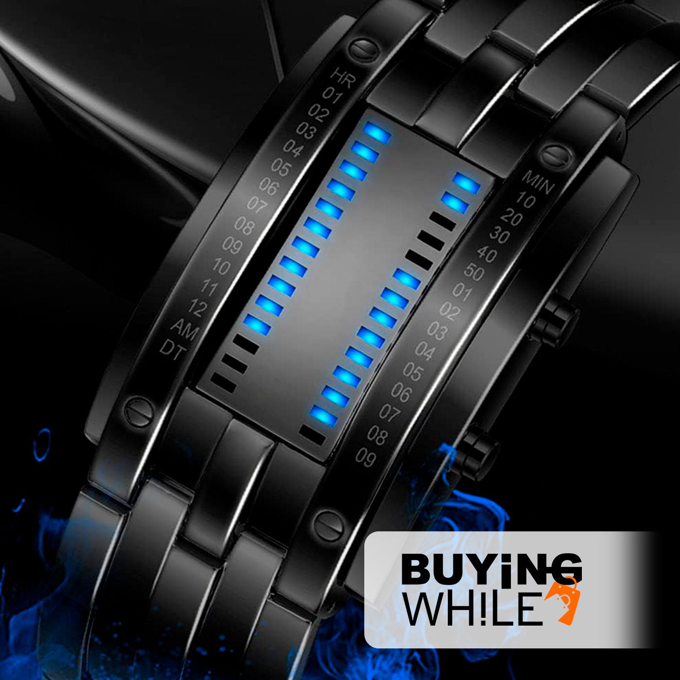 RELOJ BINARIO DE ACERO INOXIDABLE UNISEX / BINARY WATCH ®