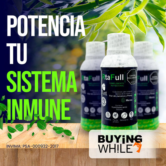 RTAFULL COMPLEMENTO NUTRICIONAL CON TÉ VERDE, FLOR DE JAMAICA Y PEREJIL®