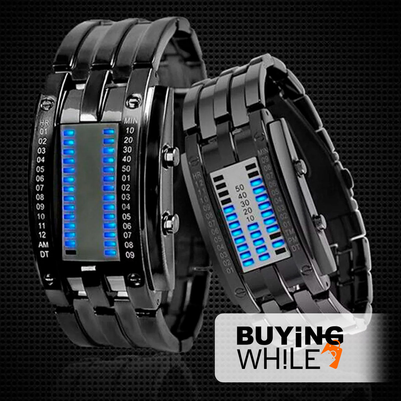 RELOJ BINARIO DE ACERO INOXIDABLE UNISEX / BINARY WATCH ®