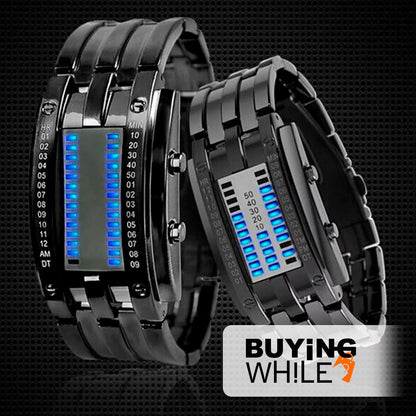 RELOJ BINARIO DE ACERO INOXIDABLE UNISEX / BINARY WATCH ®