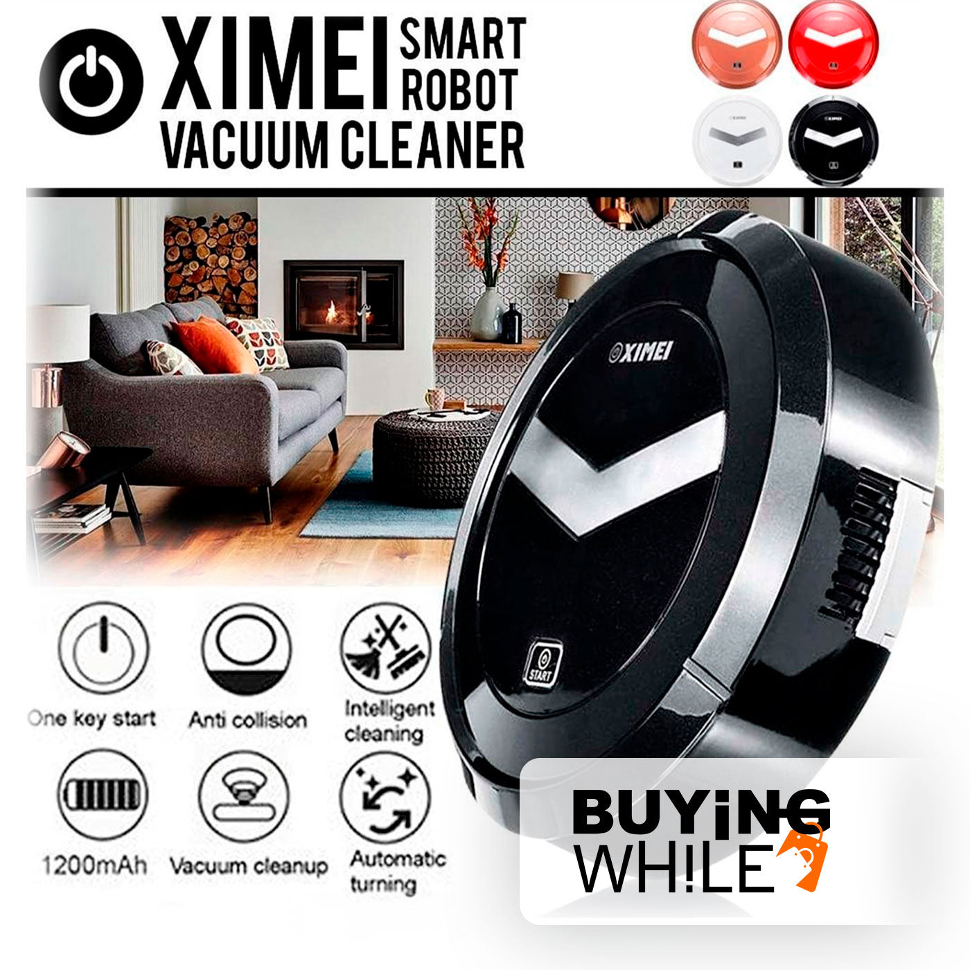 ASPIRADORA SMART ROBOT XIMEIJIE®