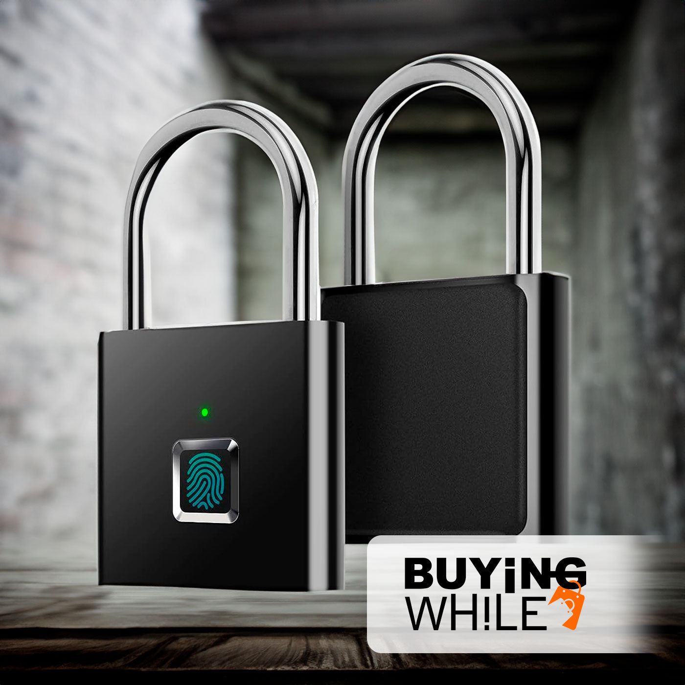 CANDADO CON HUELLA DIGITAL / FINGERPRINT PADLOCK®