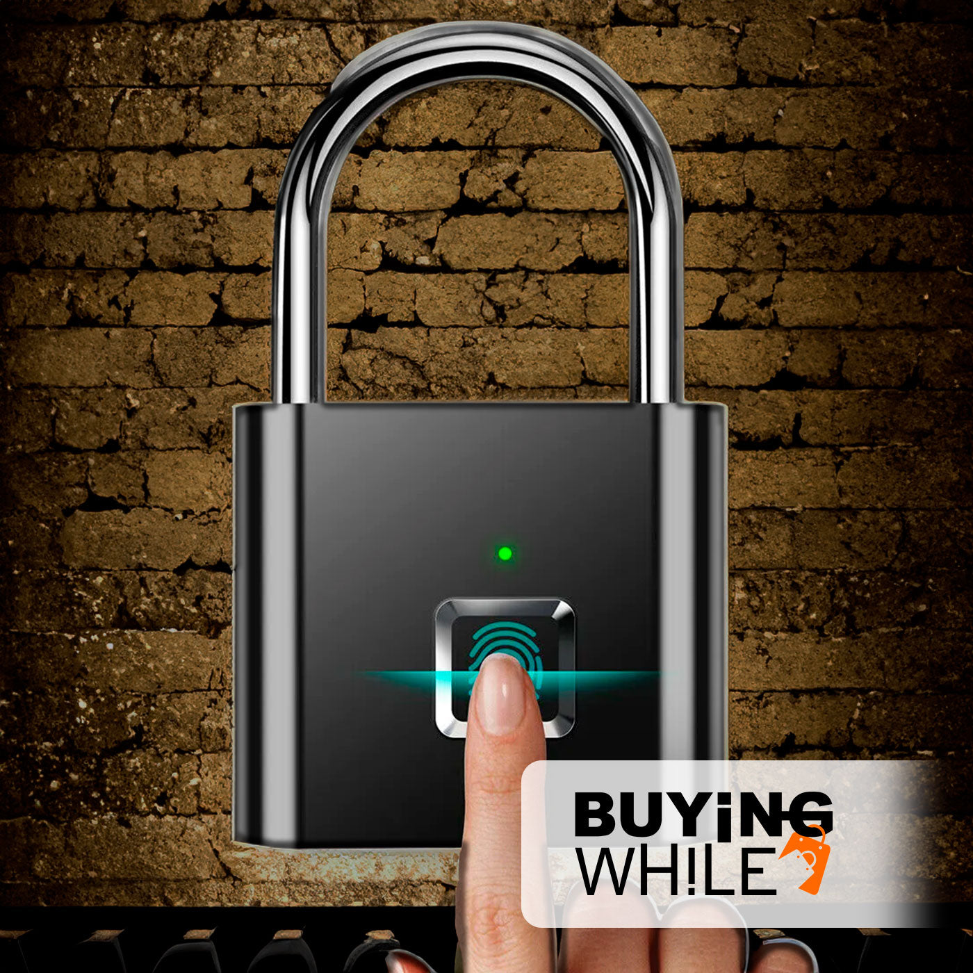 CANDADO CON HUELLA DIGITAL / FINGERPRINT PADLOCK®