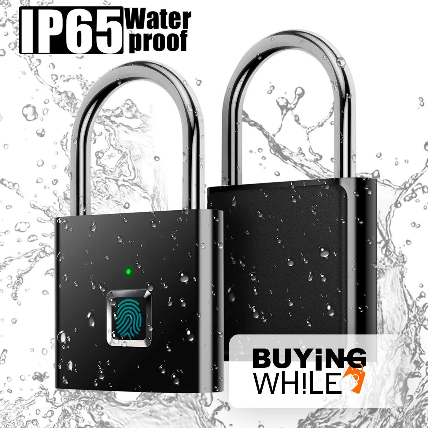 CANDADO CON HUELLA DIGITAL / FINGERPRINT PADLOCK®