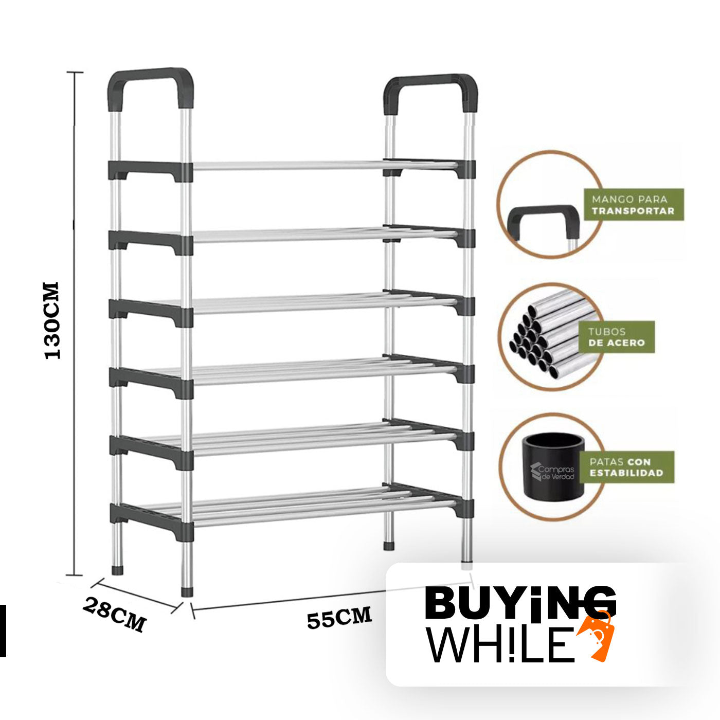 ORGANIZADOR DE 6 NIVELES / SHOE RACK®